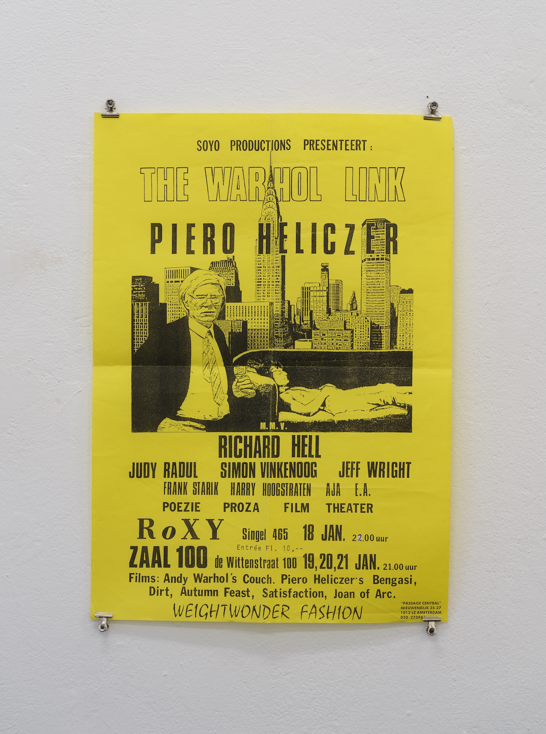 Explicit Aquarium & Heart – Piero Heliczer and The Dead Language Press - Les Bains-Douches, Alençon