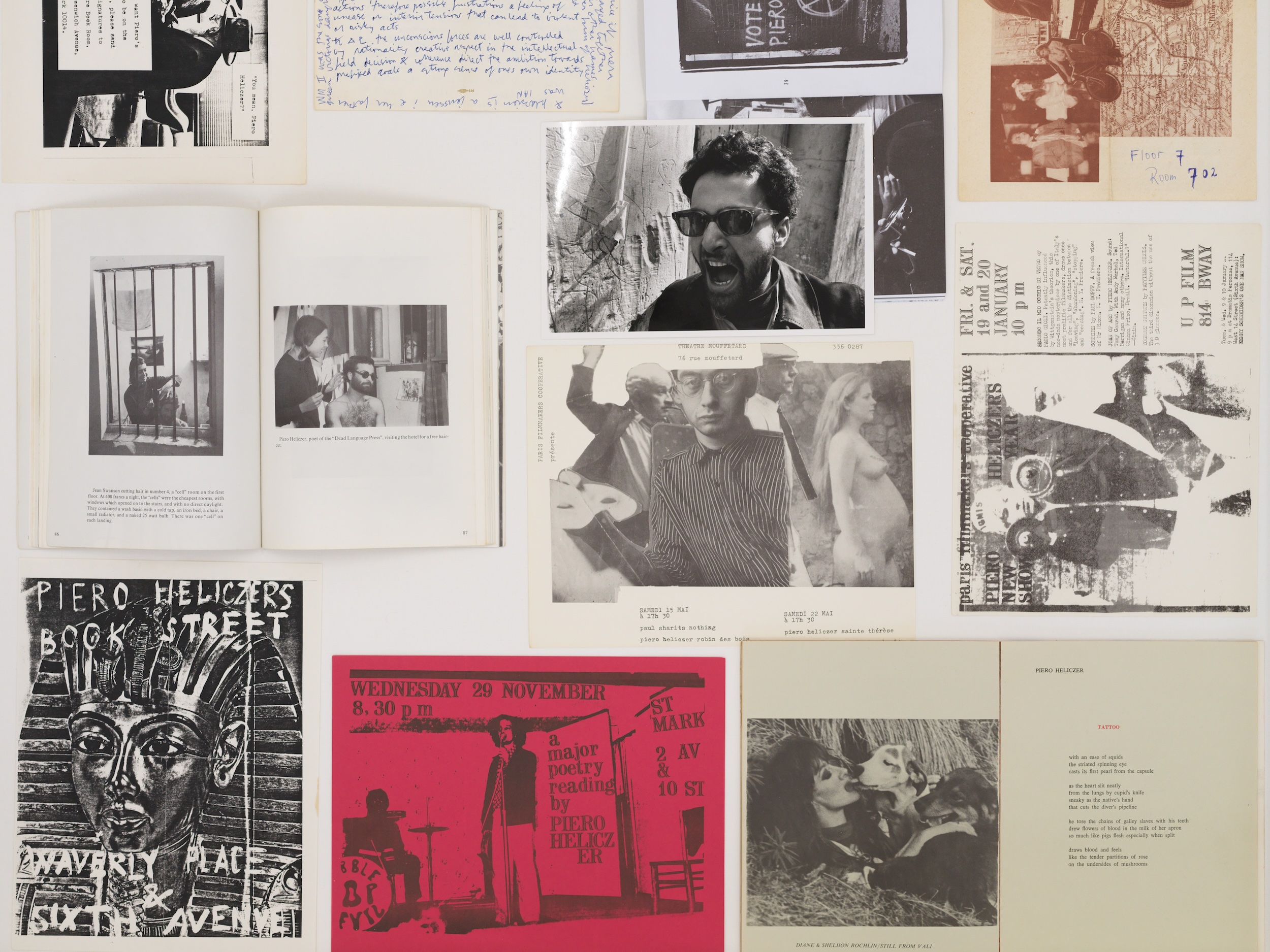 Explicit Aquarium & Heart – Piero Heliczer and The Dead Language Press - Les Bains-Douches, Alençon