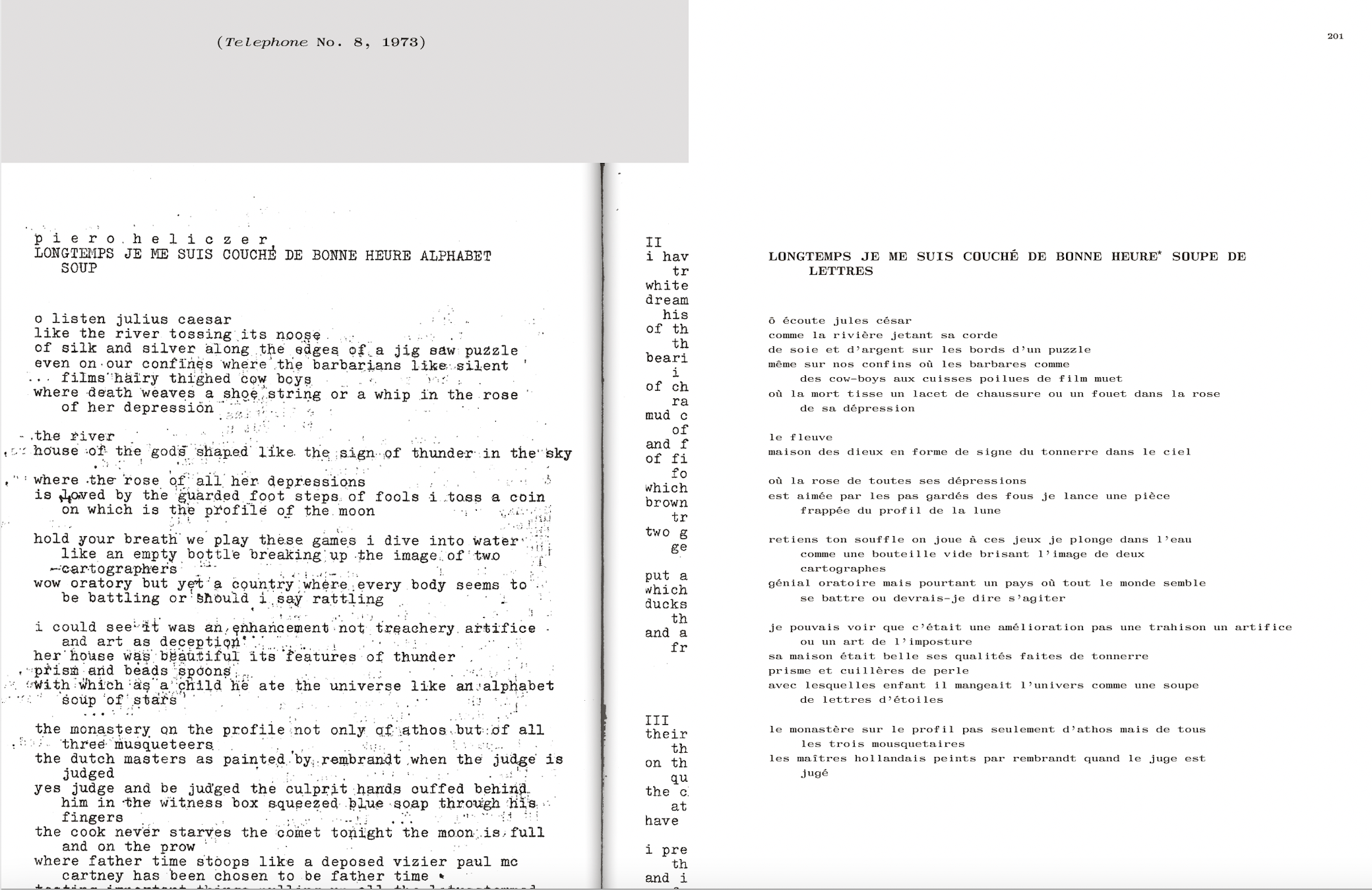 Piero Heliczer Poèmes & documents - Les Bains-Douches, Alençon